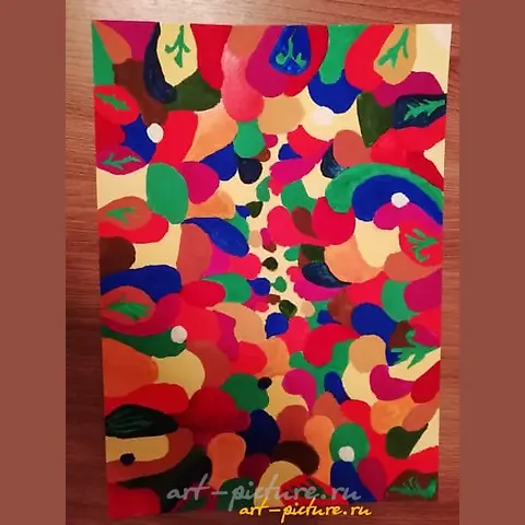 "Colors of Mood" Gouache