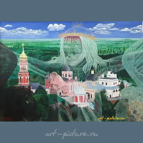 灵魂的诞生 油画，画布