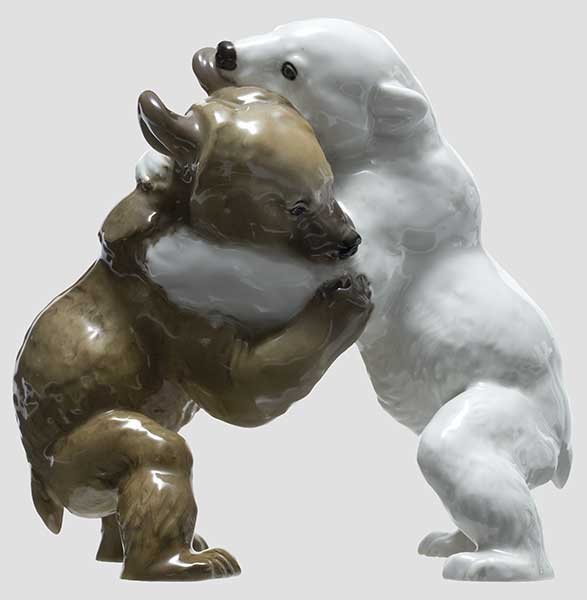 Fighting Bears, model No. 6, Allach
