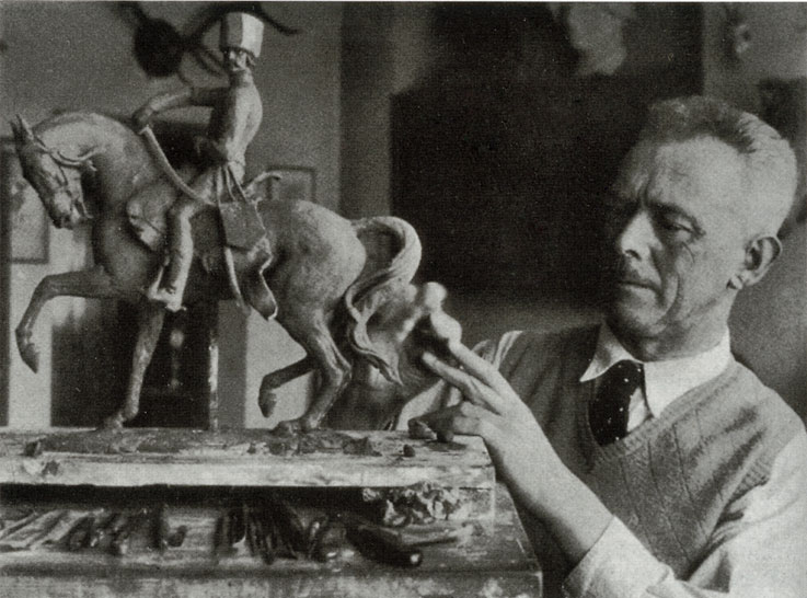 Theodor Kerner is working on the model Ziethen-Husar 1765