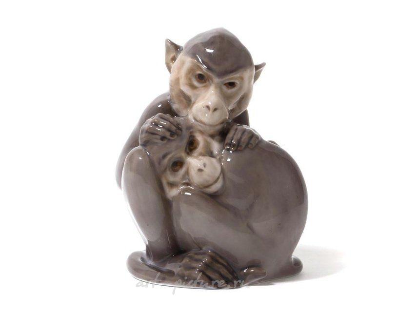 The translation of "Пара обезьян" into English is "A pair of monkeys."