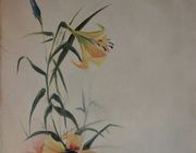 Lilies oil, canvas