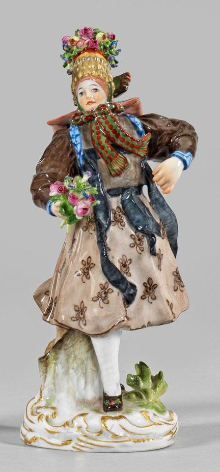 Trachtenfigur "Hormetjungfer" translates to "Traditional Costume Figure 'Hormetjungfer'."