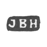 The stigma of the master Hertz Johann Bernhard - Leningrad - initials "JBH"