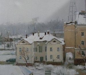 The corner of Smolensk.Canvas, oil.80 x 50 cm