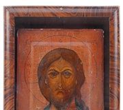 Антикварная русская икона Спасителя Иисуса Христа