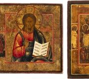 Две иконы, изображающие Богородицу "Радость всем, кто скорбит"