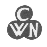 Claymo Master Neumanne Christof Wilhelm - Pide - initials CWN - 1711-1819.