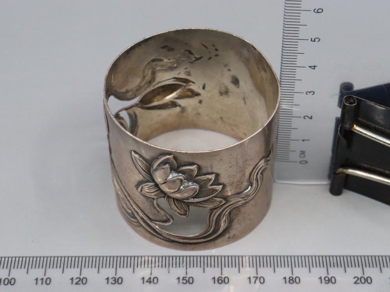 Русское серебро , СЕРЕБРЯНОЕ КОЛЬЦО-САЛФЕТКА С КЛЕЙМОМ
