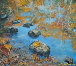Autumn somersault oil, canvas