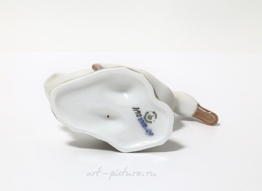 Duck. Denmark, Copenhagen, Royal Copenhagen, 1910-1923.