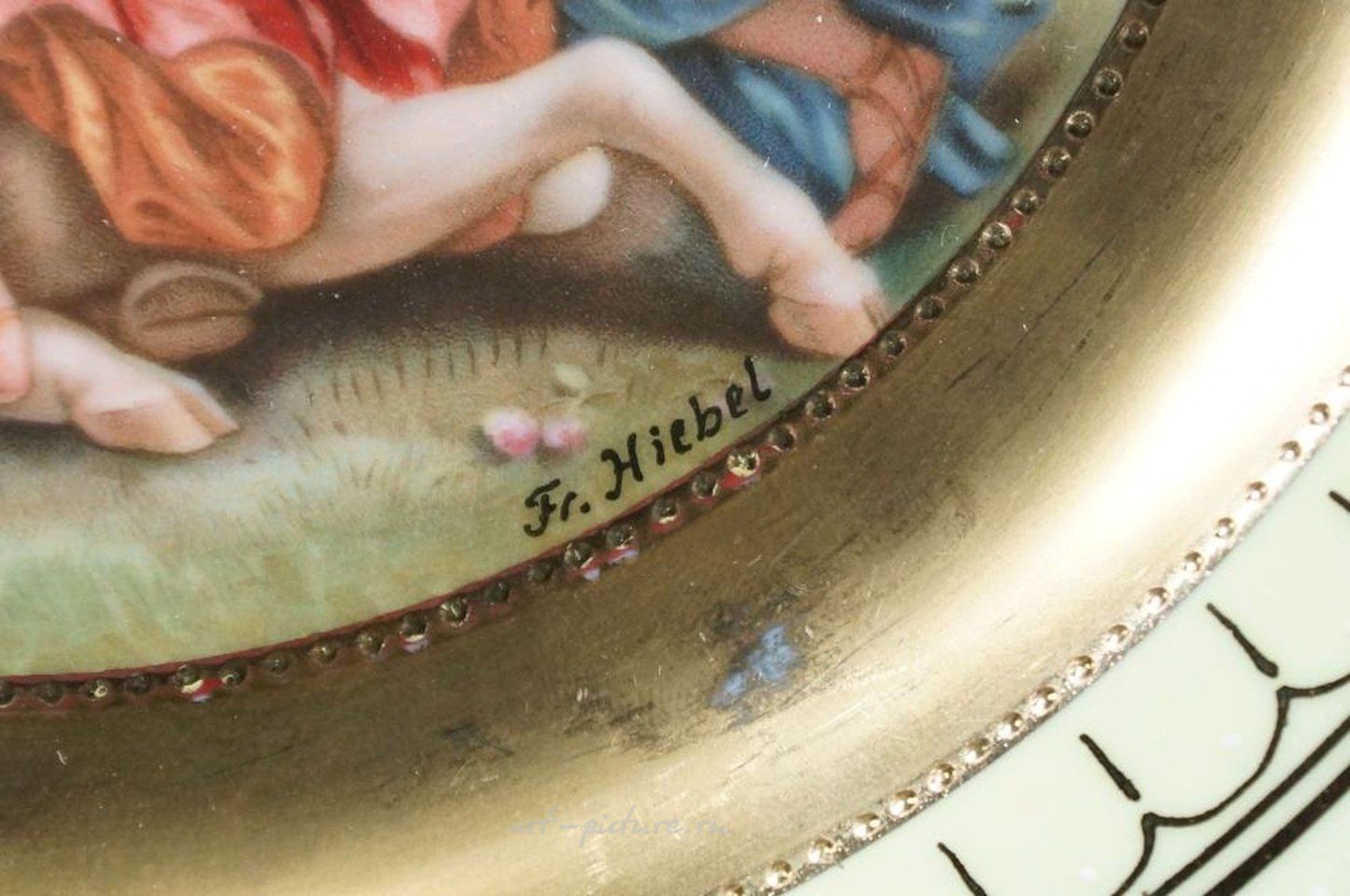 Royal Vienna Porcelain , Royal Vienna Plate Titled "The Rape Of Europa"