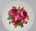 купить Декоративная тарелка с узором роз в стиле Юлиуса Эдуарда Браунсдорфа