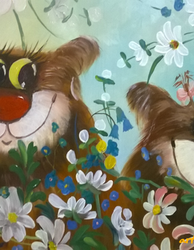 купить Хорошее настроение масло, холст