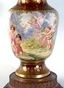 Фигурная лампа ''Роял Вена'' из литой бронзы с порцелановой вазой