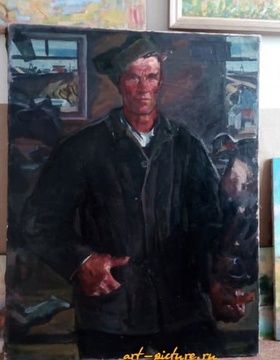 buy "Scottish Makara, Knight of the Order of Labor Glory. Canvas, oil."
