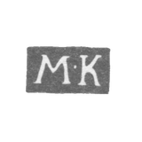 Claymo of an unknown master Leningrad - initials of M-K - 1837-1869.