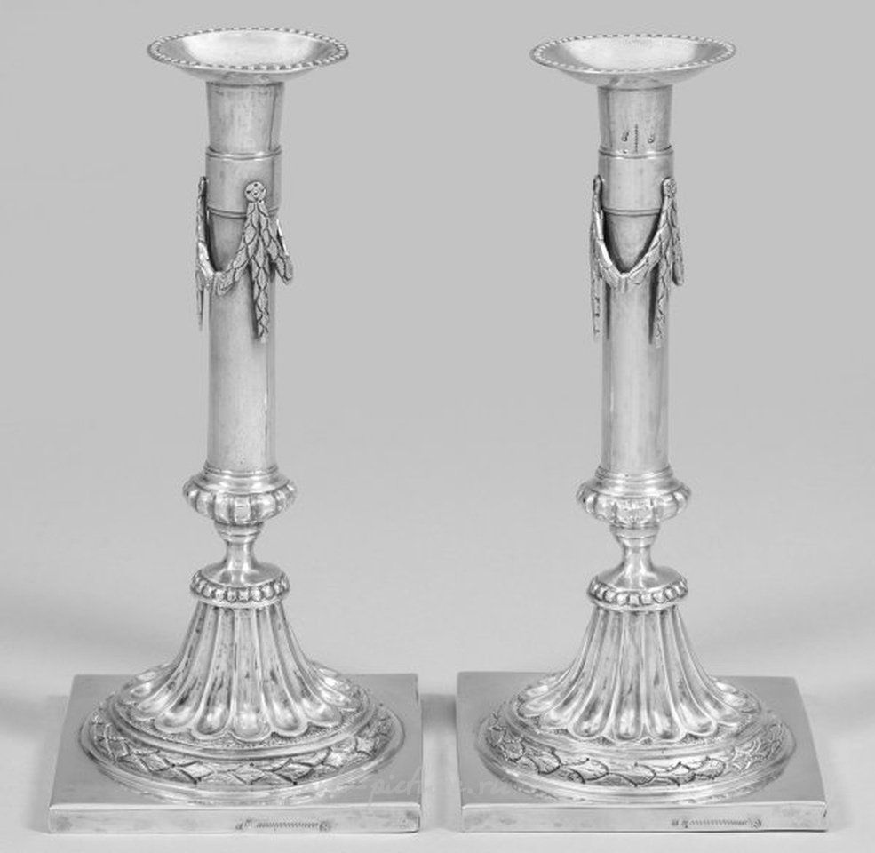 A few rare classical table candelabras.