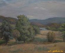 Крымский мотив. Холст, масло. 44 х 62 см