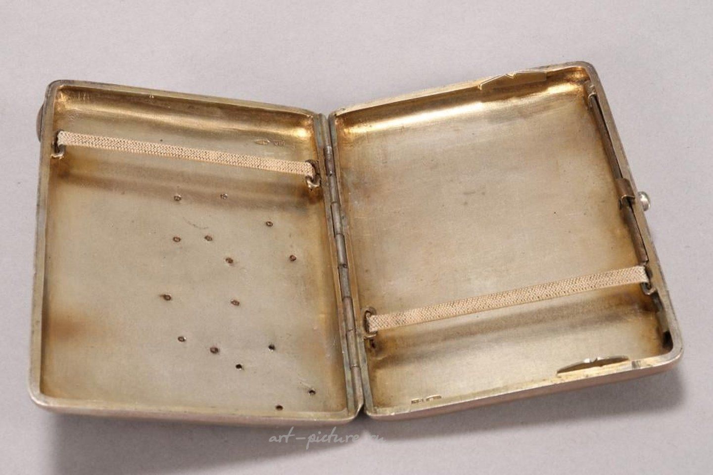 Russian silver , Russian Silver Cigarette Case.