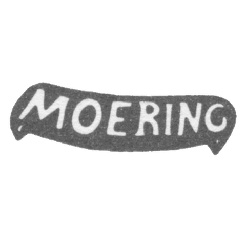 Claymo Master Muring Johann Gottfried - Tallin - initials of "MOERING"