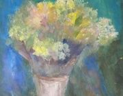 Bouquet oil, canvas