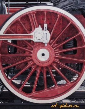 купить "Остановка" холст, масло