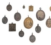 Восемь серебряных пекторальных икон, Россия, 19-20 век