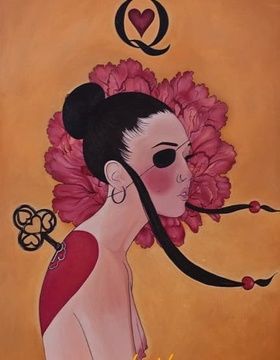купить Queen of Hearts Масло, холст 