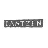 The stigma of the master Yantzen Christian Andrei - Leningrad - initials "Iantzen"