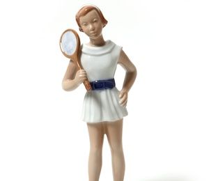 Porcelain statuette tennis player Bing & Grondahl