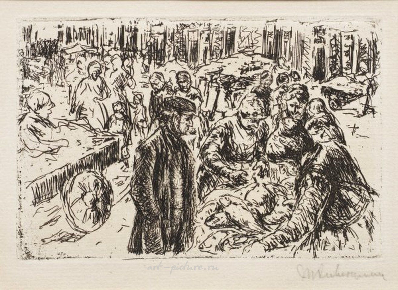 Max Liebermann was a prominent German painter and art connoisseur. He was born on July 20, 1847, in Berlin, Germany, and passed away on February 8, 1935, in the same city. Liebermann was known for his exceptional talent and contributions to the art w