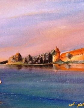 купить Озеро Масло холст 