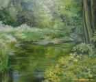 Статуэтка Forest river oil, canvas…