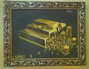 Gold of Russia oil, canvas