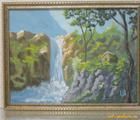 Статуэтка Waterfall canvas, oil