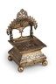 Серебряная солонка-трон, Москва, 1887 год, мастер Ф. К. Ярцев