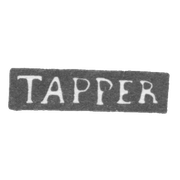 Клеймо мастера Таппер Генрих - Ленинград - инициалы "TAPPER"