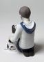 Фарфоровая статуэтка Мальчик с собакой "Я должен умыться? Bing Grondahl