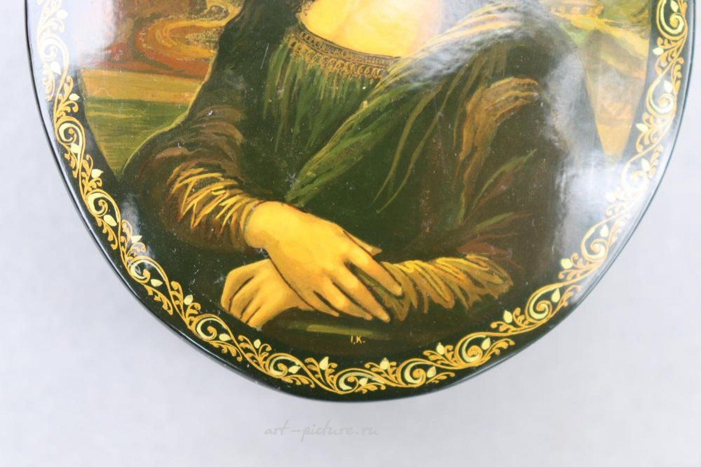 Русское серебро , Мона Лиза или Ла Джоконда, рукописная работа Леонардо да Винчи