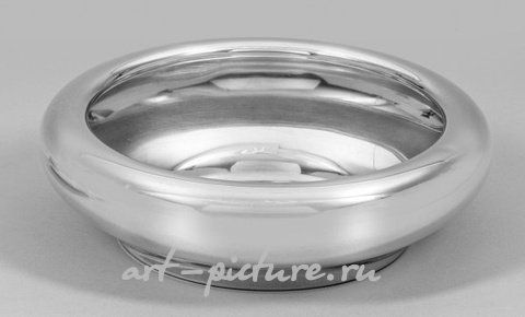 Стальная серебряная тарелка с маркой "Sterling" из США
