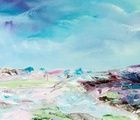 buy The translation of the text "Плато любви масло, холст, оргалит" into English is "Plateau of Love, oil, canvas, hardboard."