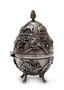 THE IMPERIAL RUSSIAN SILVER HUNTING EGG BY CYPRIAN LABECKI, ...