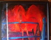Horse song oil canvas