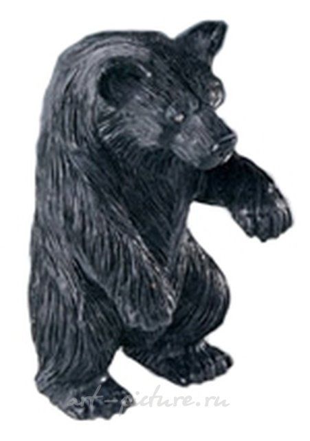 Статуэтка "Медведь танцующий". Оникс, Фаберже.