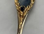 Jewelry knife for papers with blue agate Gilbert Albert (Gilber Albert)