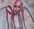 Статуэтка Spider watercolor, penci…