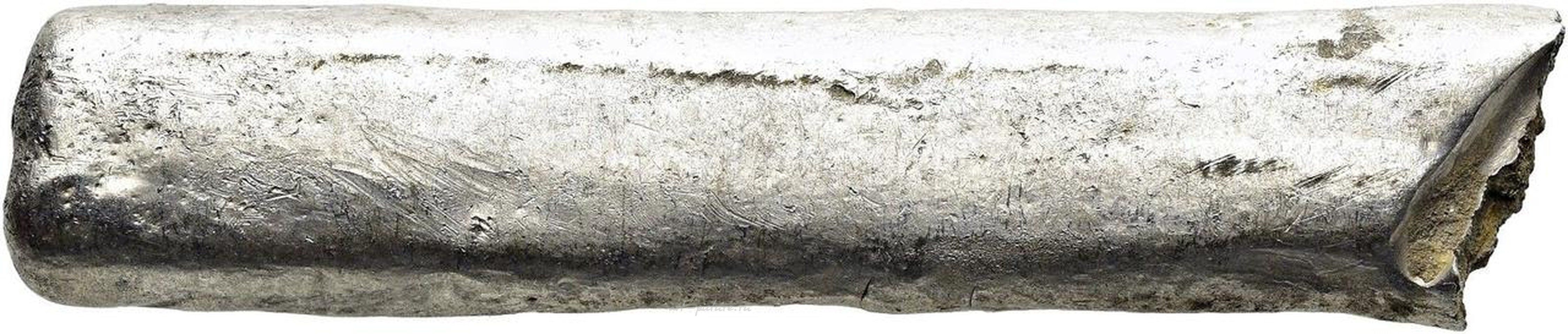 Русское серебро , Серебряный слиток формы бруса, западно-русский (литовский) тип