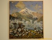Mount Kazbek canvas, ok