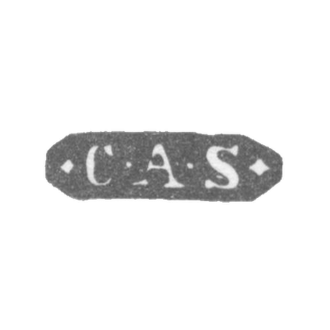 Claymo Master Seipel Carl Adolph - Leningrad - initials of CAS.